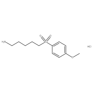 5-(4-Methoxybenzenesulfonyl)-pentylamine hydrochloride Structure
