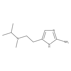 5-{2-[methyl(propan-2-yl)amino]ethyl}-1H-imidazol-2-amine结构式