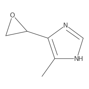 4-methyl-5-(oxiran-2-yl)-1H-imidazole Structure
