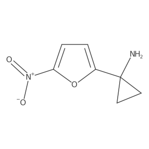 1-(5-Nitrofuran-2-yl)cyclopropan-1-amine Structure