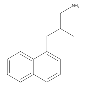 (2S)-2-methyl-3-(naphthalen-1-yl)propan-1-amine结构式