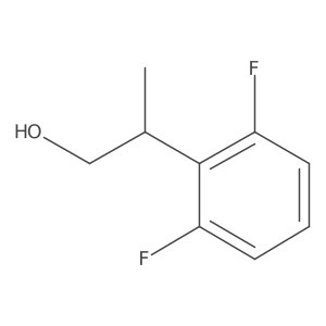 (2S)-2-(2,6-Difluorophenyl)propan-1-ol结构式