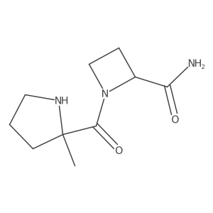 1-[(2R)-2-methylpyrrolidine-2-carbonyl]azetidine-2-carboxamide Structure