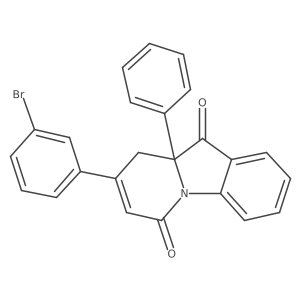 (S)-8-(3-Bromophenyl)-9a-phenyl-9,9a-dihydropyrido[1,2-a]indole-6,10-dione Structure