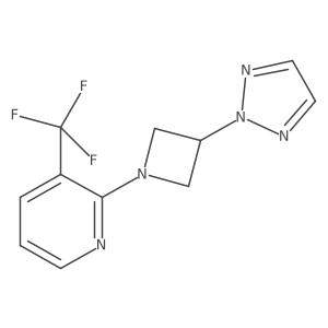 2-[3-(2H-1,2,3-triazol-2-yl)azetidin-1-yl]-3-(trifluoromethyl)pyridine Structure