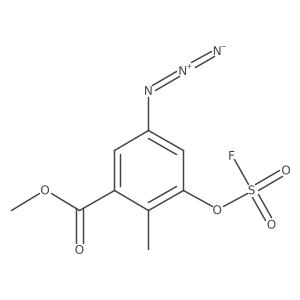 Methyl 5-azido-3-[(fluorosulfonyl)oxy]-2-methylbenzoate Structure