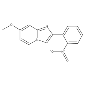 7-Methoxy-2-(2-nitrophenyl)imidazo[1,2-a]pyridine Structure