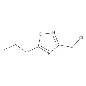3-(Chloromethyl)-5-propyl-1,2,4-oxadiazole Structure