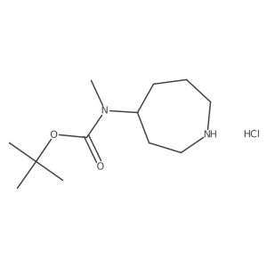 tert-butyl N-(azepan-4-yl)-N-methylcarbamate hydrochloride Structure