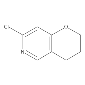 7-Chloro-3,4-dihydro-2H-pyrano[3,2-C]pyridine Structure