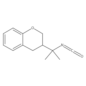 3-(2-isocyanatopropan-2-yl)-3,4-dihydro-2H-1-benzopyran结构式