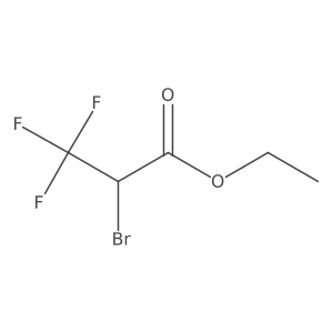 Ethyl (R)-2-bromo-3,3,3-trifluoropropanoate Structure