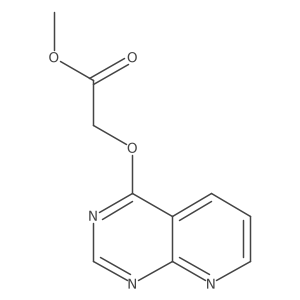 Methyl 2-{pyrido[2,3-d]pyrimidin-4-yloxy}acetate Structure