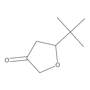 5-(tert-butyl)dihydrofuran-3(2H)-one Structure
