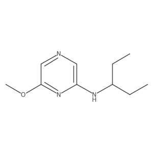 6-methoxy-N-pentan-3-ylpyrazin-2-amine Structure