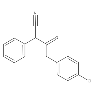 4-Chloro-I(2)-oxo-I+/--phenylbenzenebutanenitrile Structure