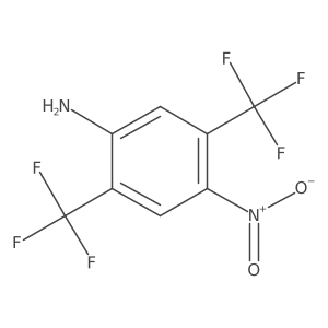 4-Nitro-2,5-bis(trifluoromethyl)aniline Structure