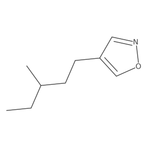 (S)-4-(3-Methylpentyl)isoxazole结构式
