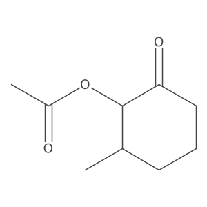 (1S,2R)-2-Methyl-6-oxocyclohexyl acetate结构式