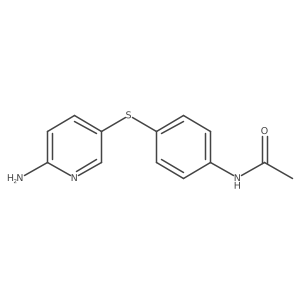 5-(p-Acetamidophenylthio)2-amino pyridine结构式
