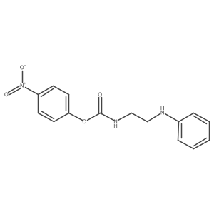 Carbamic acid, [2-(phenylamino)ethyl]-, 4-nitrophenyl ester Structure
