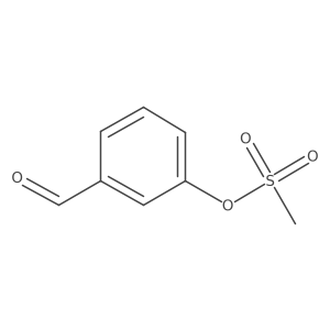 3-Formylphenyl methanesulfonate Structure