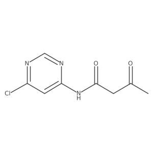 N-(6-Chloro-4-pyrimidinyl)-3-oxobutanamide Structure