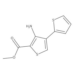 Methyl 4'-amino-[2,3'-bithiophene]-5'-carboxylate结构式