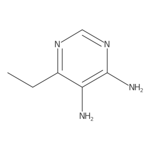 6-Ethyl-4,5-pyrimidinediamine结构式