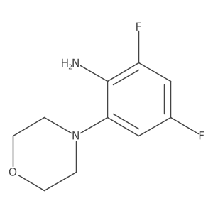 2,4-Difluoro-6-morpholin-4-yl-phenylamine Structure