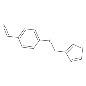 4-(Thiophen-3-ylmethoxy)-benzaldehyde Structure