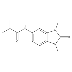 N-(1,3-dimethyl-2-oxo-2,3-dihydro-1H-benzimidazol-5-yl)-2-methylpropanamide Structure
