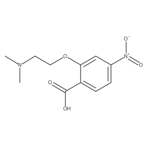 2-[2-(Dimethylamino)ethoxy]-4-nitrobenzoic acid结构式