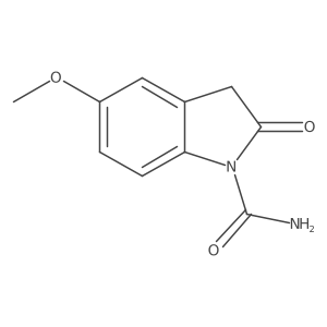5-Methoxy-2-oxoindoline-1-carboxamide Structure
