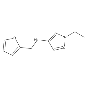 1-ethyl-N-(furan-2-ylmethyl)-1H-pyrazol-4-amine Structure