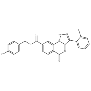 3-(2-fluorophenyl)-N-[(4-fluorophenyl)methyl]-5-oxo-4H,5H-[1,2,3]triazolo[1,5-a]quinazoline-8-carboxamide Structure