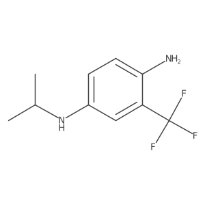 1-N-Isopropyl-3-(trifluoromethyl)benzene-1,4-diamine Structure