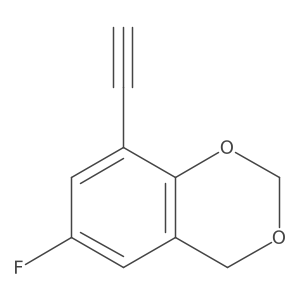 8-Ethynyl-6-fluoro-4H-1,3-benzodioxin Structure