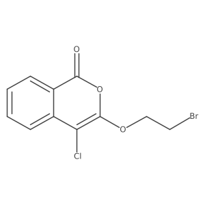 3-(2-Bromoethoxy)-4-chloroisocoumarin结构式