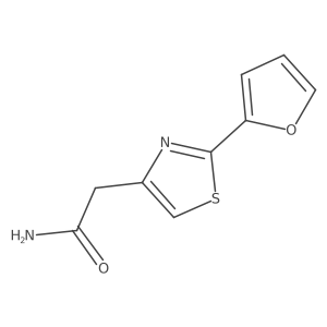 2-[2-(Furan-2-yl)-1,3-thiazol-4-yl]acetamide结构式