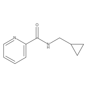 N-(cyclopropylmethyl)pyridine-2-carboxamide结构式