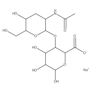Hyaluronic acid sodium salt结构式