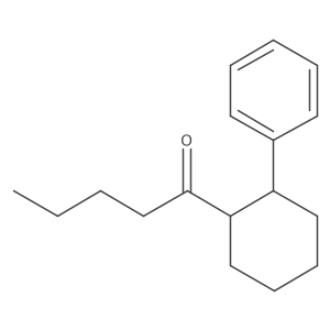 1-(2-Phenylcyclohexyl)-1-pentanone Structure