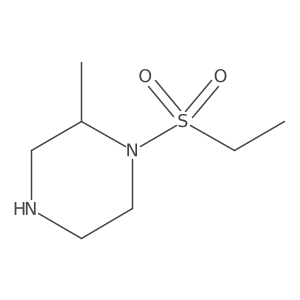 (2S)-1-(ethanesulfonyl)-2-methylpiperazine Structure