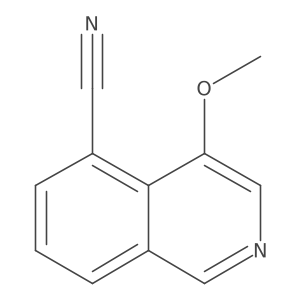 4-Methoxy-5-isoquinolinecarbonitrile Structure