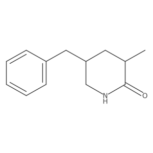 3-Methyl-5-benzylpiperidine-2-one Structure