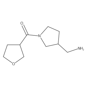 [3-(Aminomethyl)pyrrolidin-1-yl]-(oxolan-3-yl)methanone Structure