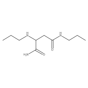 N-propyl-2-(propylamino)butanediamide Structure