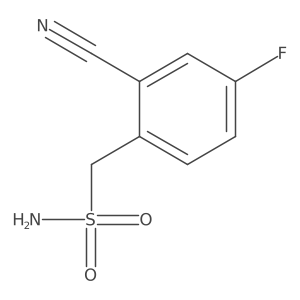 (2-Cyano-4-fluorophenyl)methanesulfonamide Structure