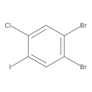 2-Chloro-4,5-dibromoiodobenzene结构式